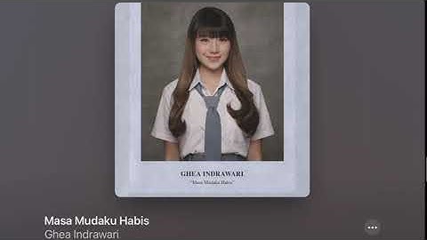 Masa Mudaku Habis - Ghea Indrawari +Karaoke