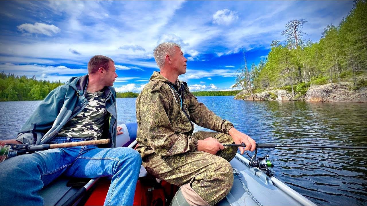 ТАЕЖНАЯ РЫБАЛКА С БРАТЬЯМИ, ЖИВЕМ НА ОСТРОВЕ