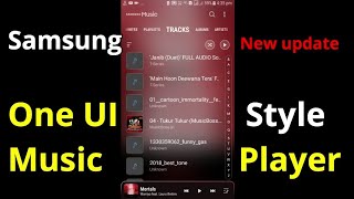 Samsung OneUI music player | Download Any Samsung Phones screenshot 2