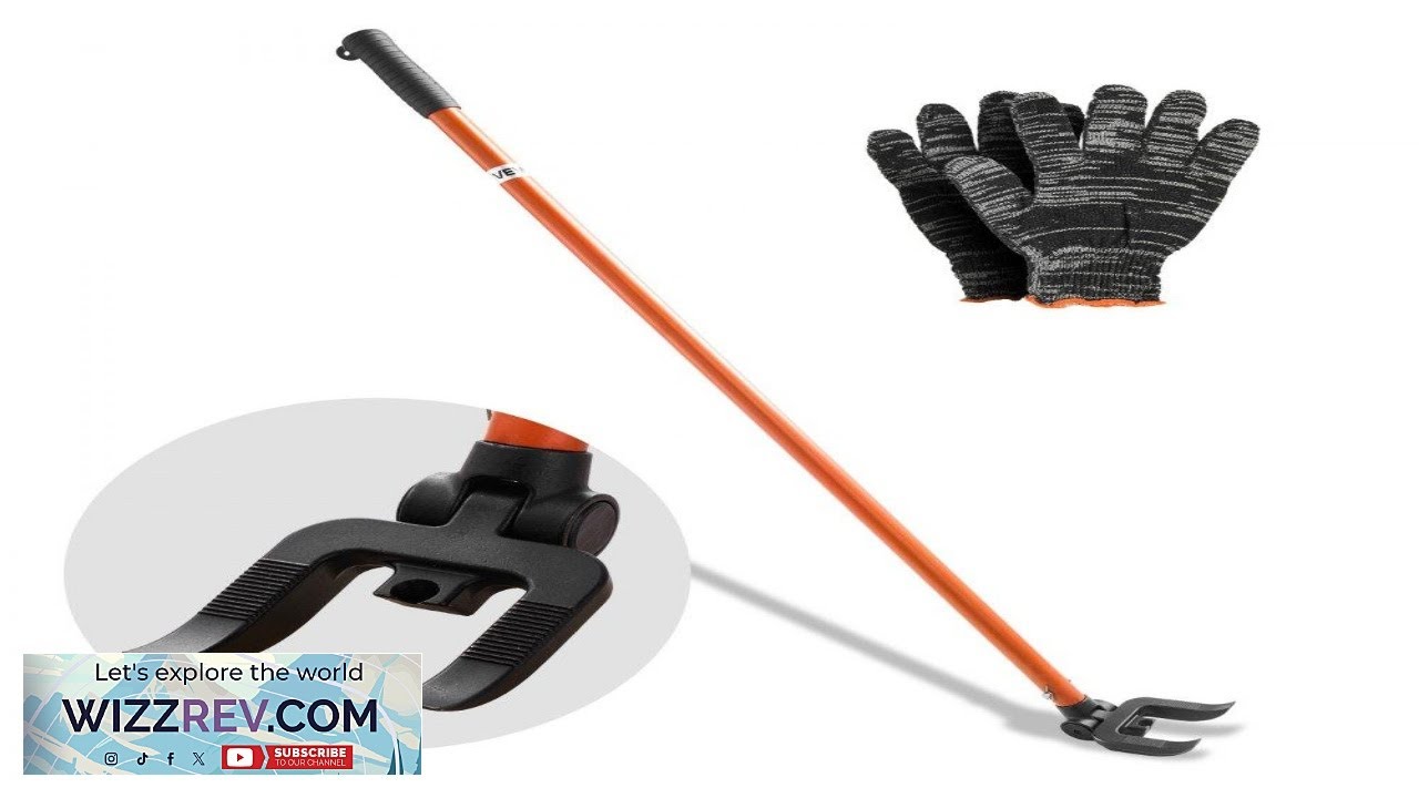 Инструмент для разборки поддонов VEVOR, 44-дюймовая рукоятка из углеродистой стали, лом для разру...