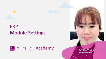 3. Enterpryze ERP Package: How to setup the Module Settings - Enterpryze Academy
