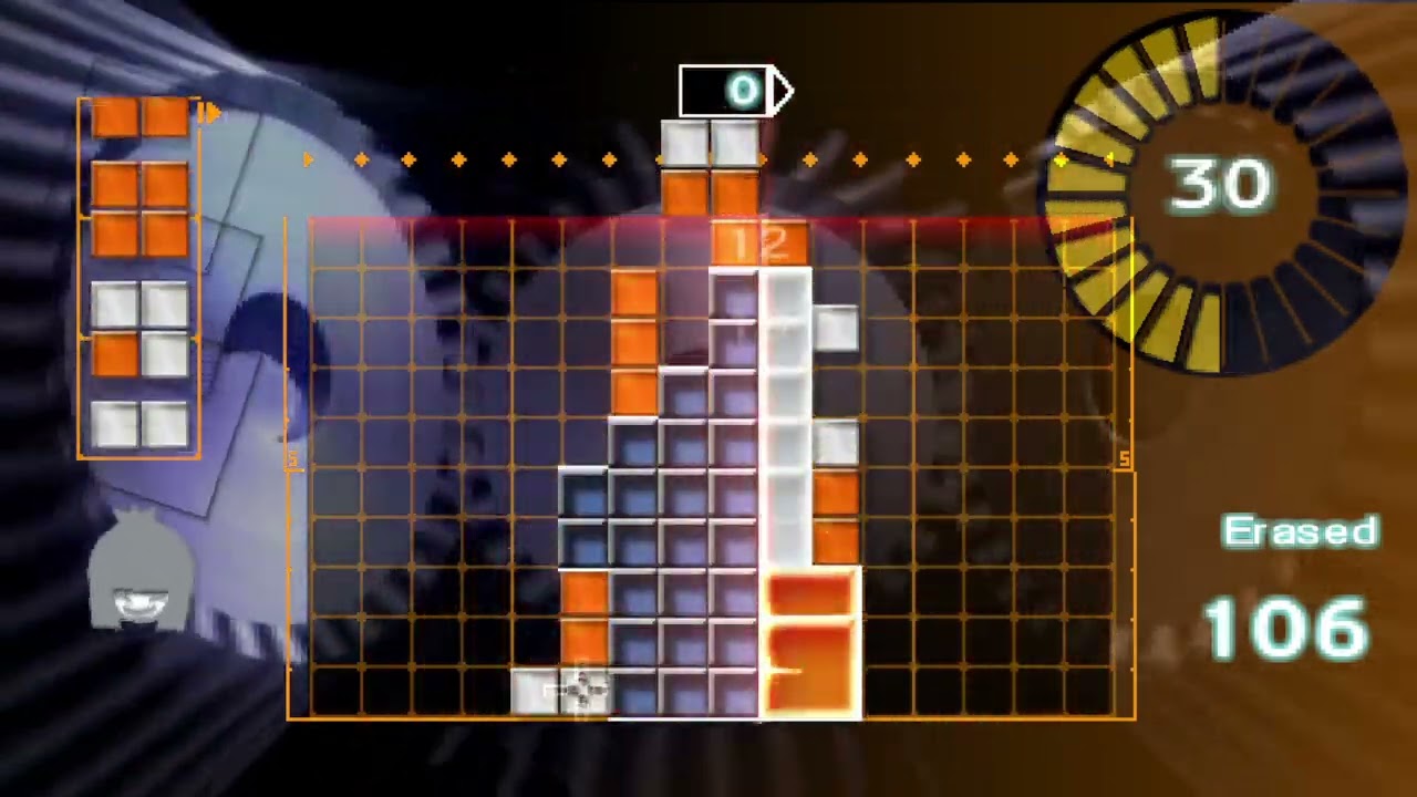 Lumines II - World Record!! 235 blocks in Time Attack 60sec