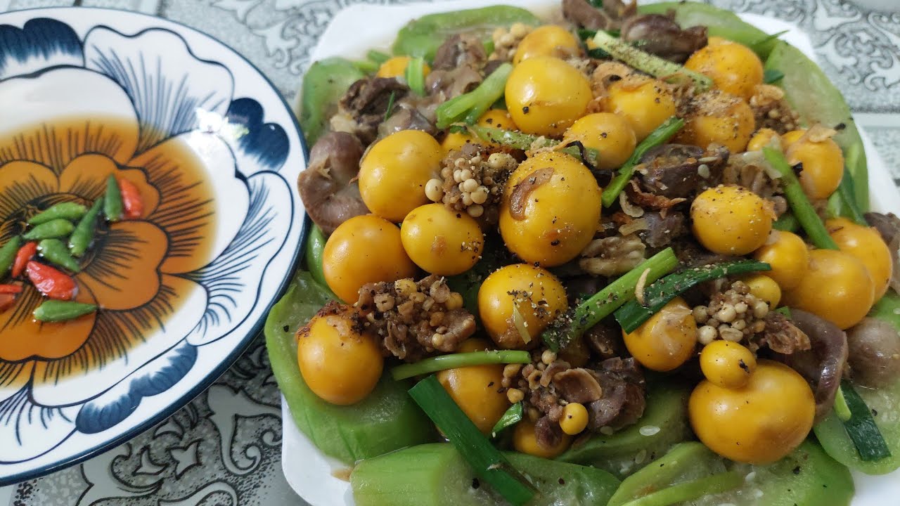 🍊Món Trứng GÀ NON SÀO MƯỚP Ngon Tuyệt Vời nè