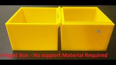 3d Printed Hinged Box -  Solidworks Tutorial