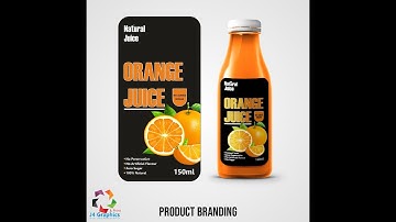 Fruit Juice Label Design Tutorial