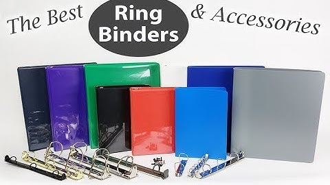 Ring Binders, Accessories, & Supplies - Binding101.com