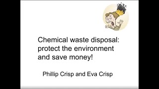 Chemical waste disposal: Protect the environment and save money! (STAWA Future Science 2025)
