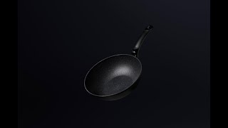 Adamant® Nonstick Wok with Stainless Steel Lid, 12.2