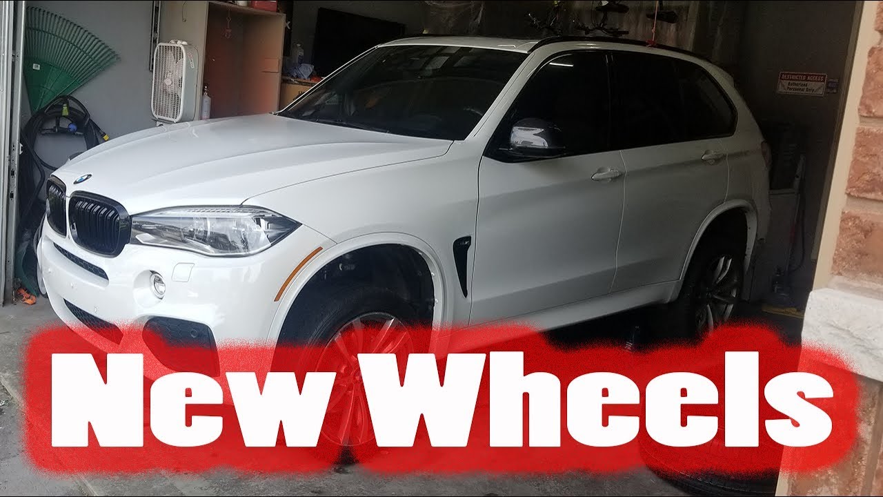 X5 gets 21" wheels and Pirelli P Zero Tires - YouTube