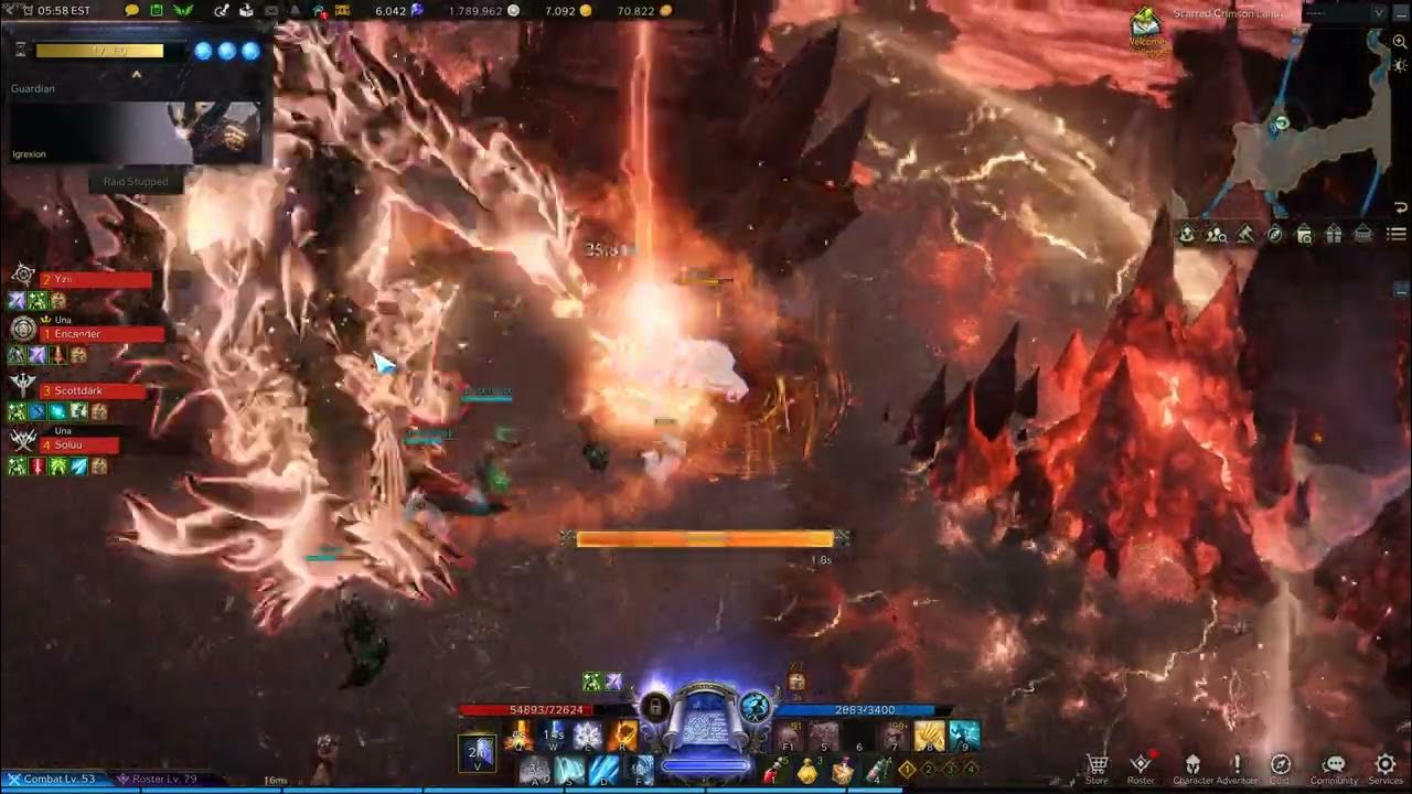 Lost Ark Reflux Sorceress T3 Guardian Raid YouTube