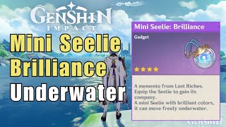 Mini Seelie Brilliance Underwater Showcase | Genshin Impact