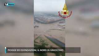 Piogge ed esondazioni, il Nord in ginocchio