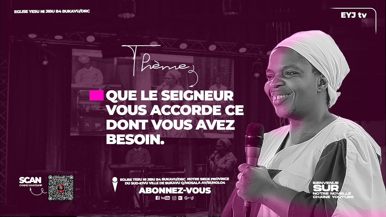 Que le Seigneur vous accorde ce dont vous avez besoin. (bwana akupe kama unavyo itaji )