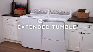 GE Appliances Top Load Dryer with Extended Tumble