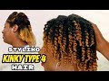 TWISTOUT ON KINKY TYPE 4 HAIR - SUPER DEFINED w/ TIPS! | CurlieCrys