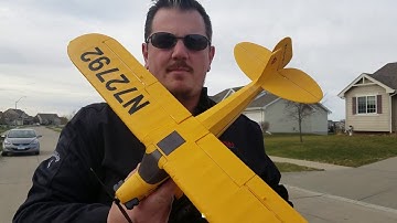 E-flite - J-3 Cub UMX - Flight A/F Thanksgiving Crash Repairs