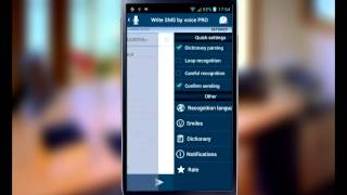 Write SMS by voice PRO (official review) screenshot 1