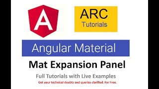 Angular Mat Expansion Tutorial | Angular Material Full Tutorial Series