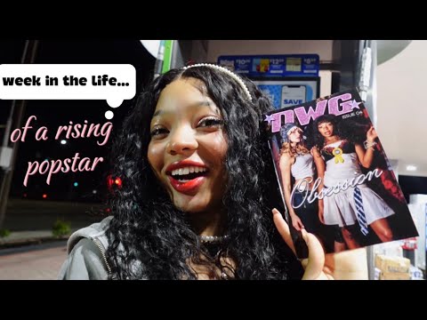 week in the life of a rising popstar!! ᯓ‎𝄞 ˎˊ˗