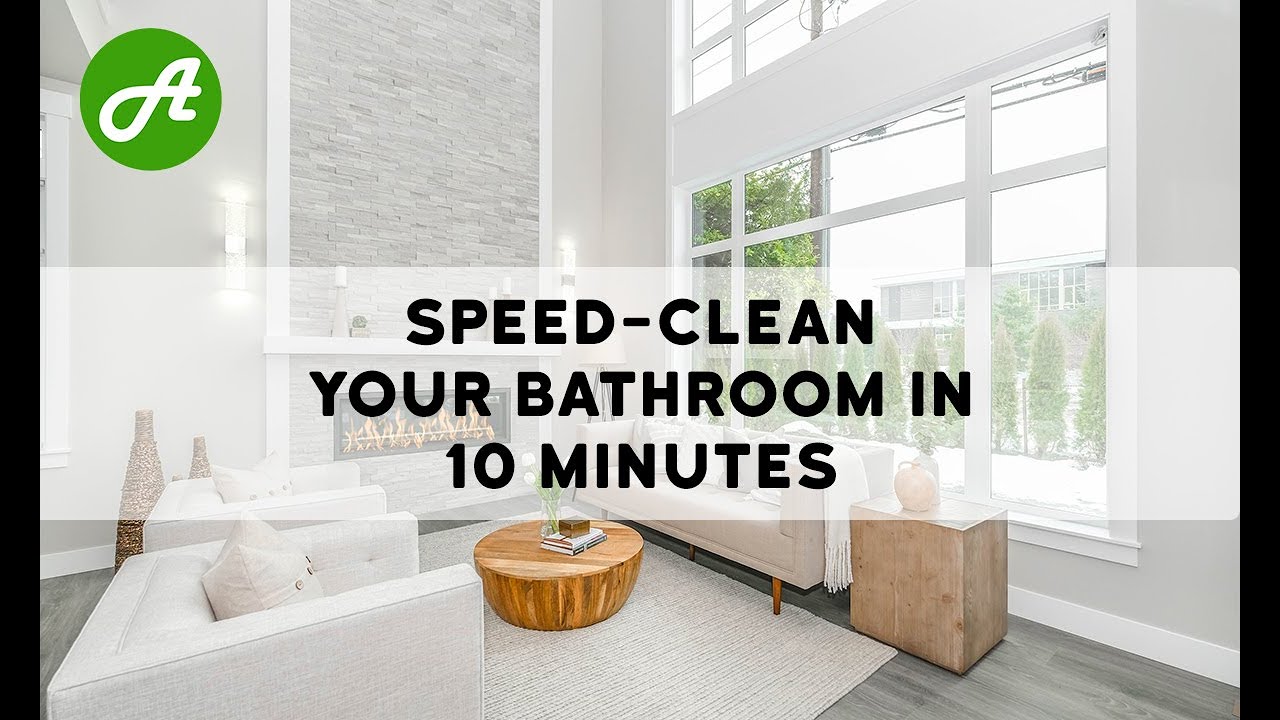 Speed Clean Your Bathroom in 10 Minutes Brooklyn, NY