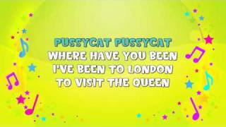 Pussycat Pussycat Where Have You Been? | Karaoke | Nursery Rhyme | KiddieOK