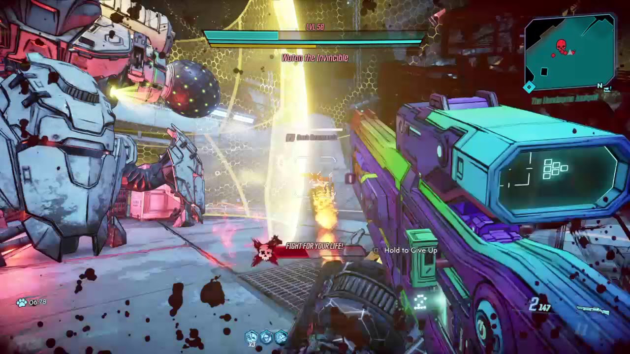 Borderlands® 3 Wotan the invincible Mayhem 4 solo run flak