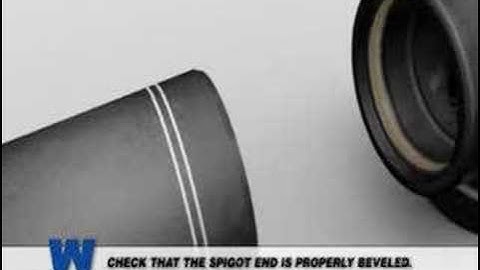 Preview of Lesson 7: PUSH-ON FITTING INSTALLATION FOR DUCTILE IRON PIPE (Animation)