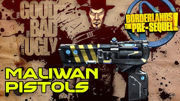 Borderlands The Pre Sequel: TGtBatU Maliwan Pistols