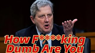 The Whole Room Erupts in Laughter as Senator John Kennedy Question Dumb Climate Change Activist