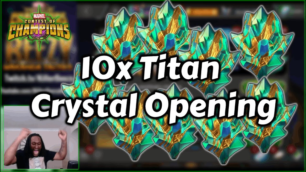 My Biggest Titan Crystal Opening... Searching For OKOYE!!!  l  Marvel Contest Of Champions