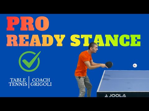 Why You’re Slow: The Pro Table Tennis Ready Stance