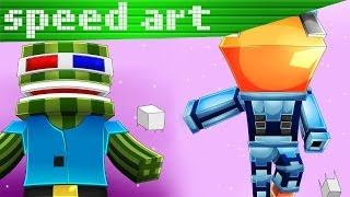 MinecraftUniverse & Bashurverse speed art