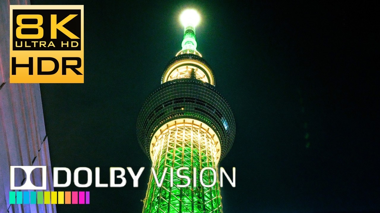 Peaceful Christmas Night in Tokyo – 8K HDR Scenes from Asakusa & Skytree