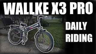 Riding the wallke x3 pro