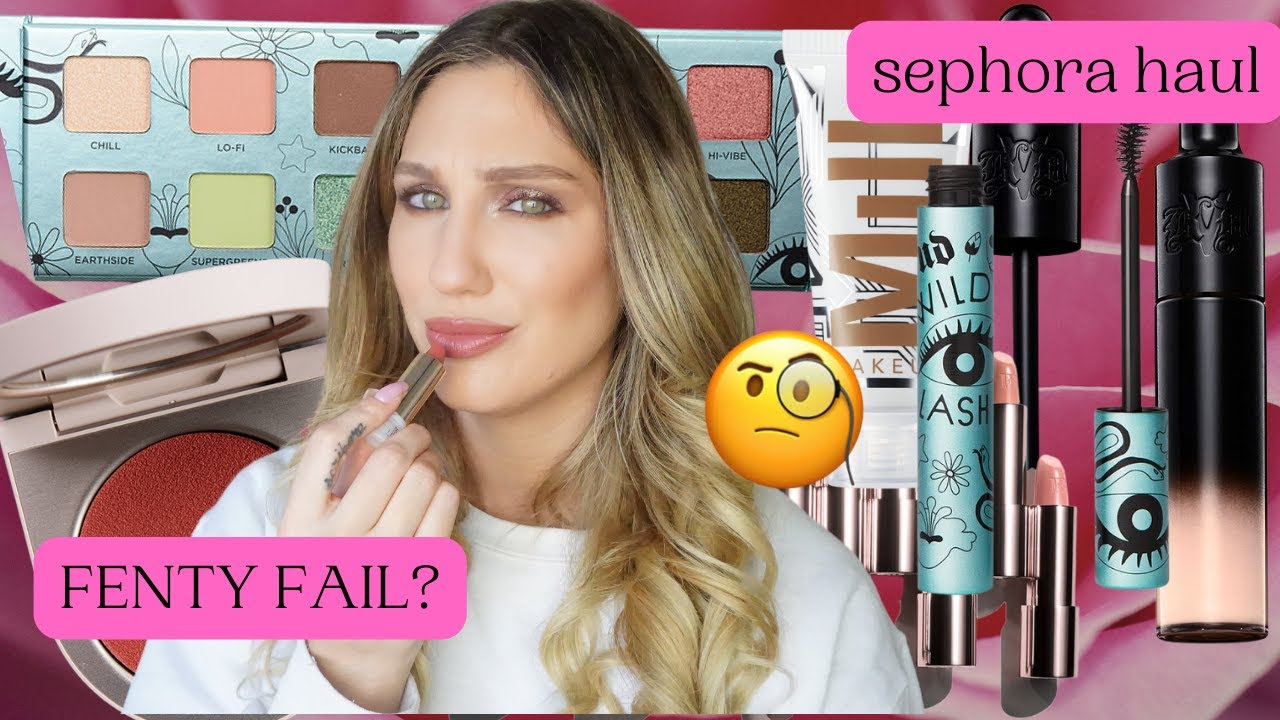 FENTY FAIL? SEPHORA HAUL TRY ON + SAMSQUAD MADE ME BUY IT