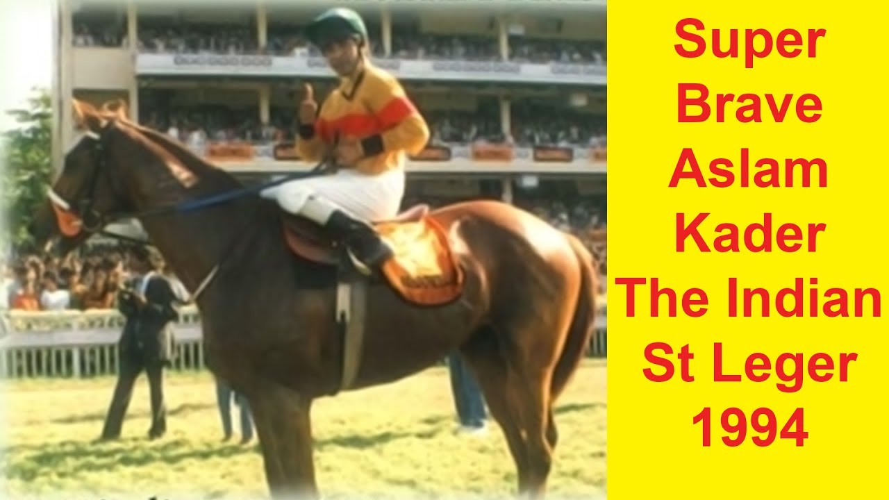 Super Brave with Aslam Kader up wins The Indian St Leger 1994