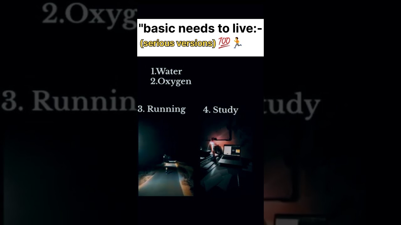 ..basic needs to live:-