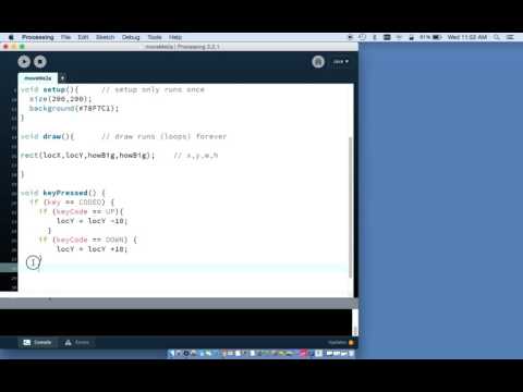 5. Move Me - Processing tutorial (part 2)