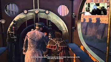 Highlight of one of the train hideout quests "Runaway train"