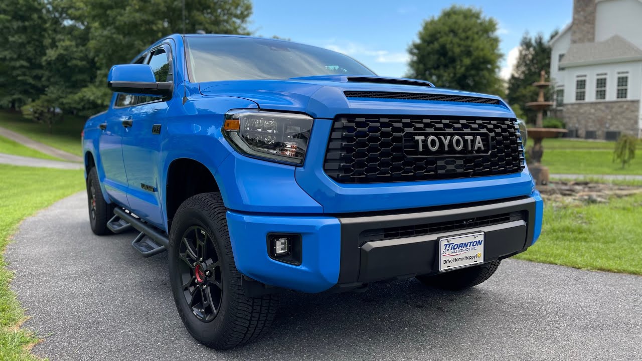 Formal Introduction of my VOODOO BLUE 2019 Toyota Tundra TRD Pro! - YouTube