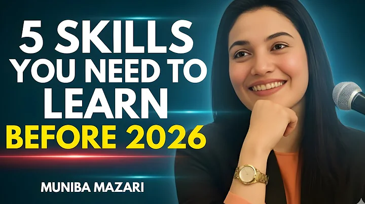 5 Skills You Need To Learn Before 2026 | Best Motivational Speech By Muniba Mazari 