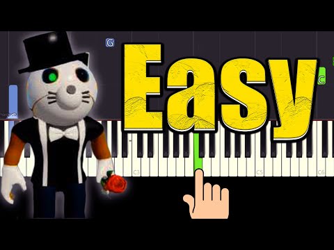 Felix Theme (Piggy Roblox Soundtrack) - Easy Piano Tutorial!