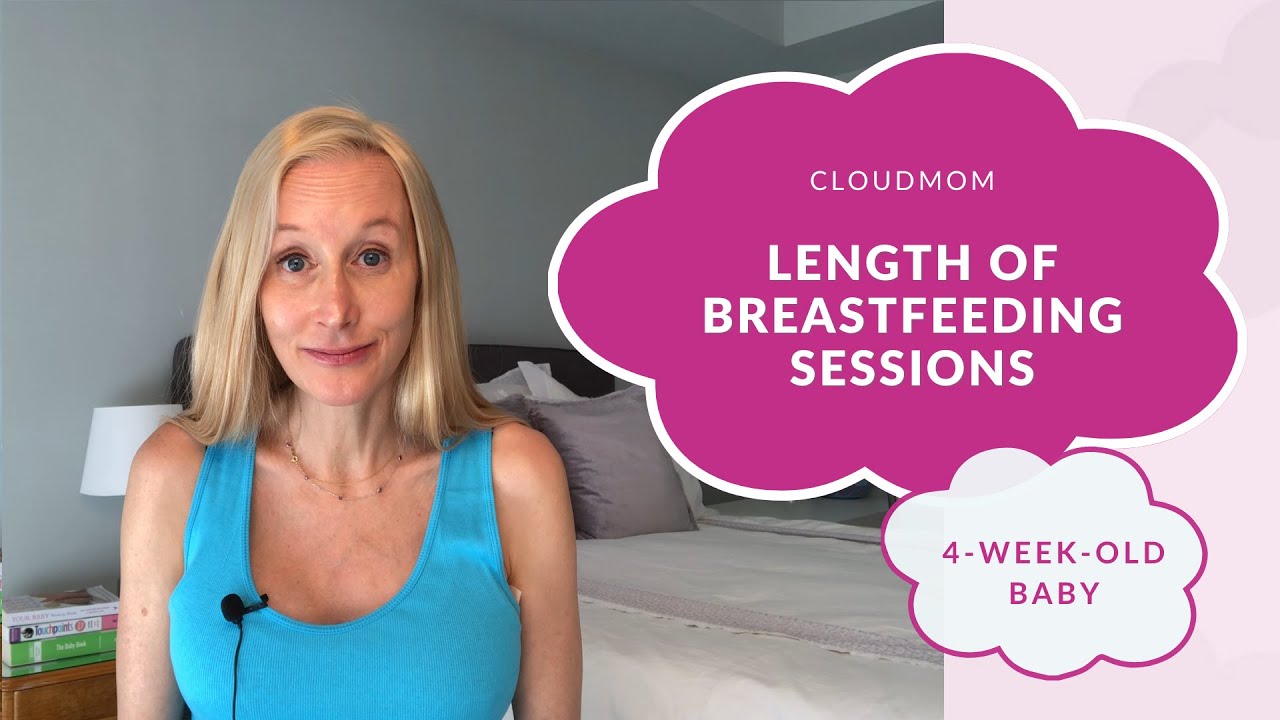 4WeekOld Baby Length of Breastfeeding Sessions YouTube