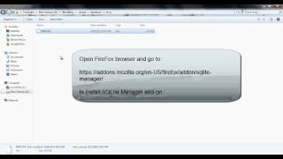Using SQLite Manager  for BlackBerry