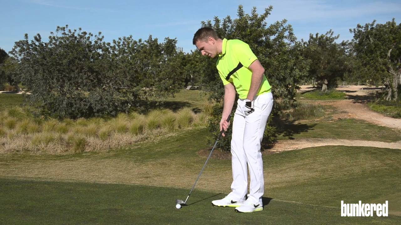 Golf Tips How to chip from a bare lie YouTube
