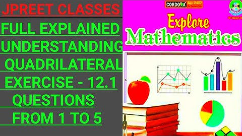 #class8 #chapter 12 #cordova #understanding #quadrilaterals exercise 12.1 question 1,2,3,4,5 #jpreet