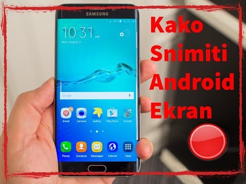 Video: Kako Narediti Posnetek Zaslona V Androidu