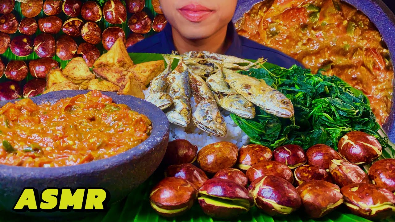 ASMR OLD JENGKOL GOES HARD‼️ FRIED PINDANG FISH + HOT FRIED TOFU 🤯🔥 INDONESIAN MUKBANG