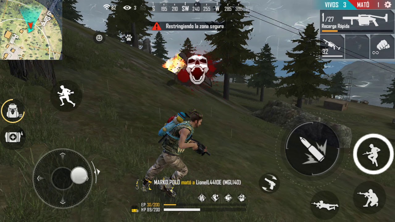 GARENA FREE FIRE BATTLEGROUNDS - GAMEPLAY WALKTHROUGH - GRENADE LAUNCHER