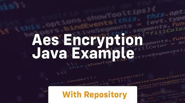 aes encryption java example